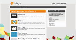 Desktop Screenshot of halogentv.com